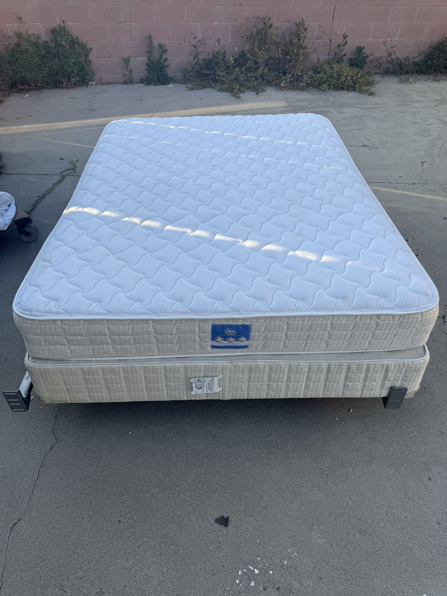 Queen Mattress + Box Spring + Frame