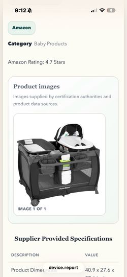 Pamo Babe Portable Baby Play Yard