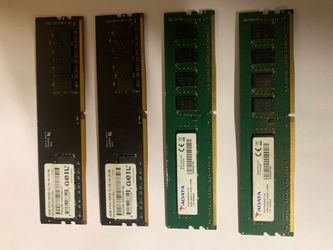 4 DDR4 PC4 4Gb Memory  sticks
