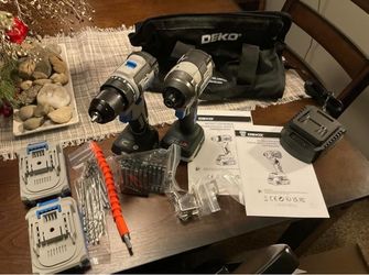 Cordless Drill & Impact Driver: DEKOPRO