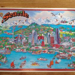 Vintage 1993 Seattle Puzzle 