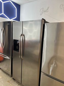 Double door stainless refrigerator