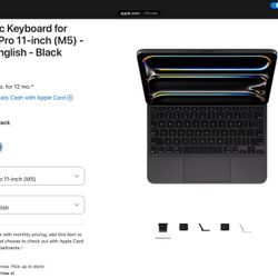 Apple iPad Pro 11-inch Magic Keyboard (M4 or M5 only)