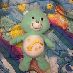 22” MWT New Style Fleece Wish Care Bear