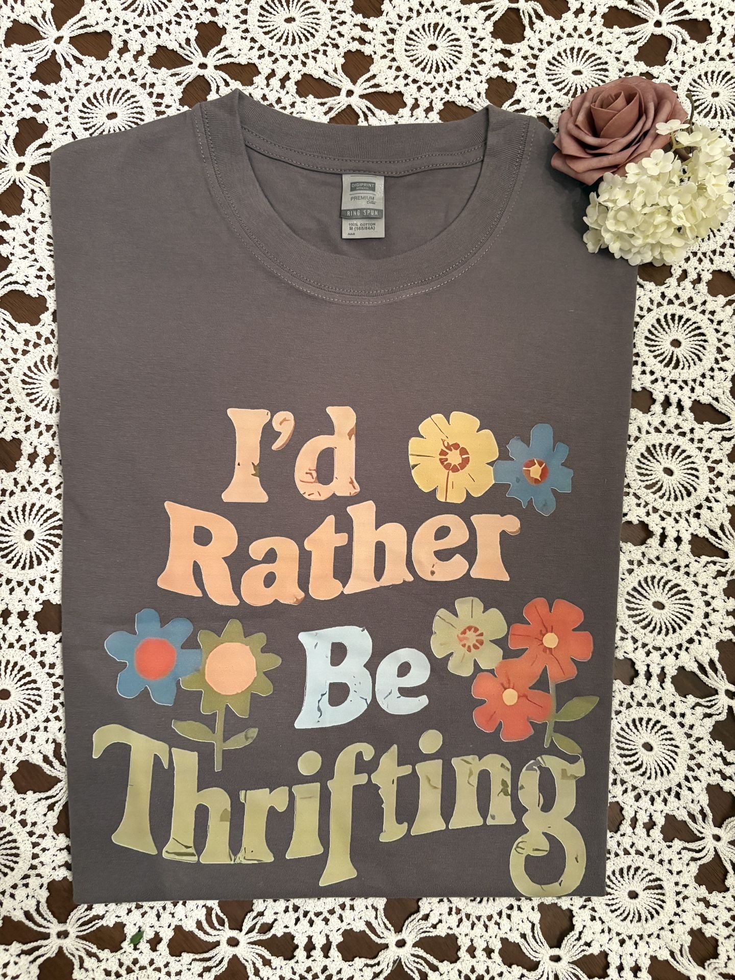 Stylish Women’s ”I’d Rather Be Thrifting “T-Shirts