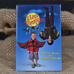 Vintage The Little Vampire 2001 Promotional Pin Video Store Badge VHS DVD Movie