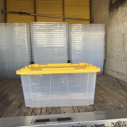 27 Gallons Storage Bins Available 