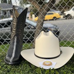 Bota Con Sombrero