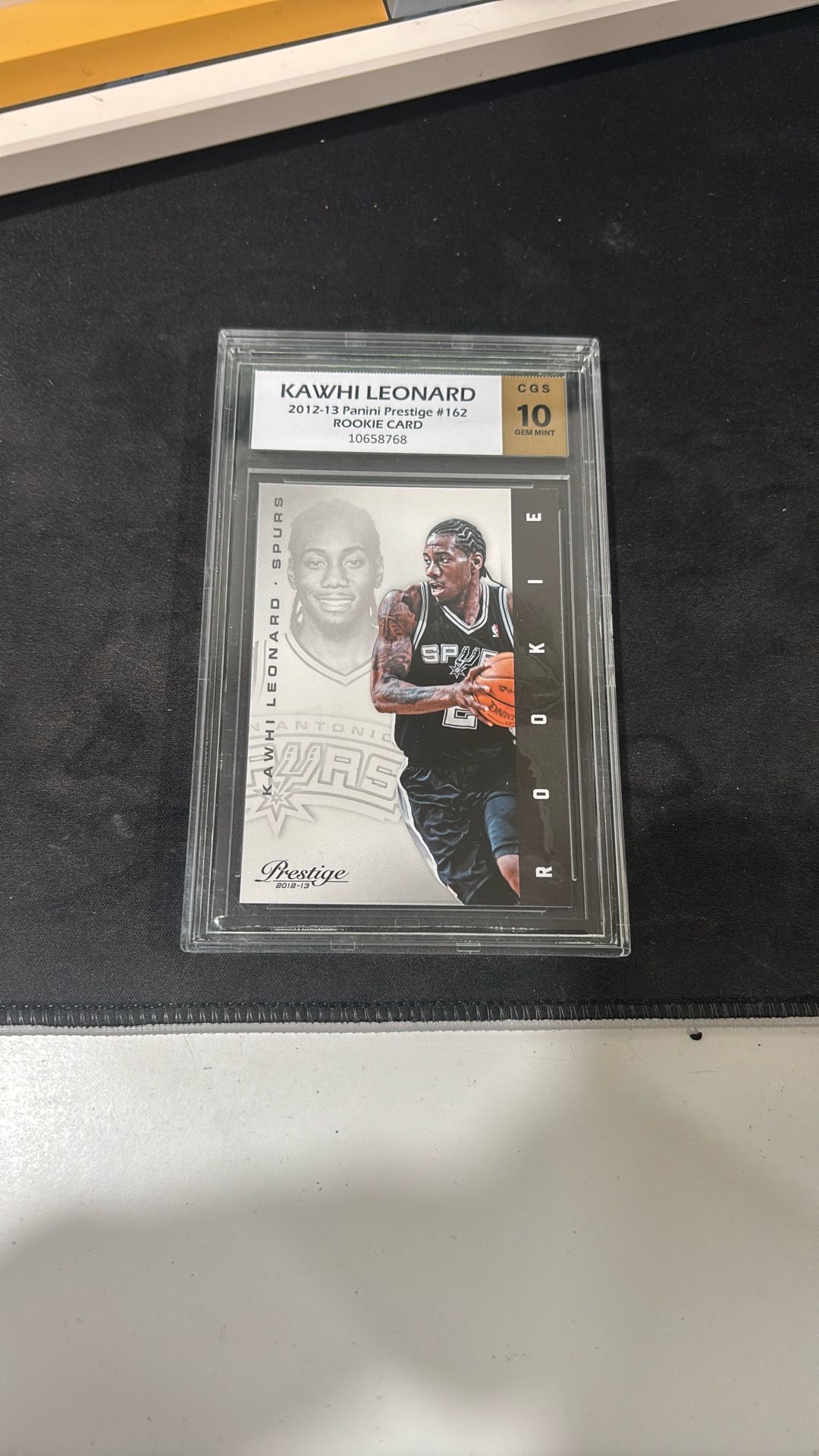 kawhi leaonard rookie card panini prestige