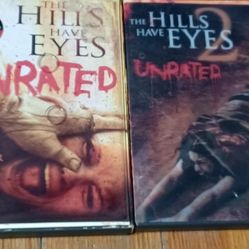 Hills Have Eyes 1 And 2 Special Edition Covers Horror Scary 