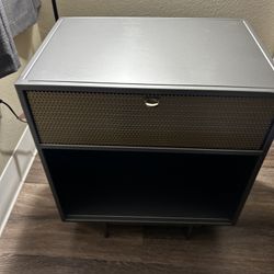 Grey Sectional & Grey Nightstands 