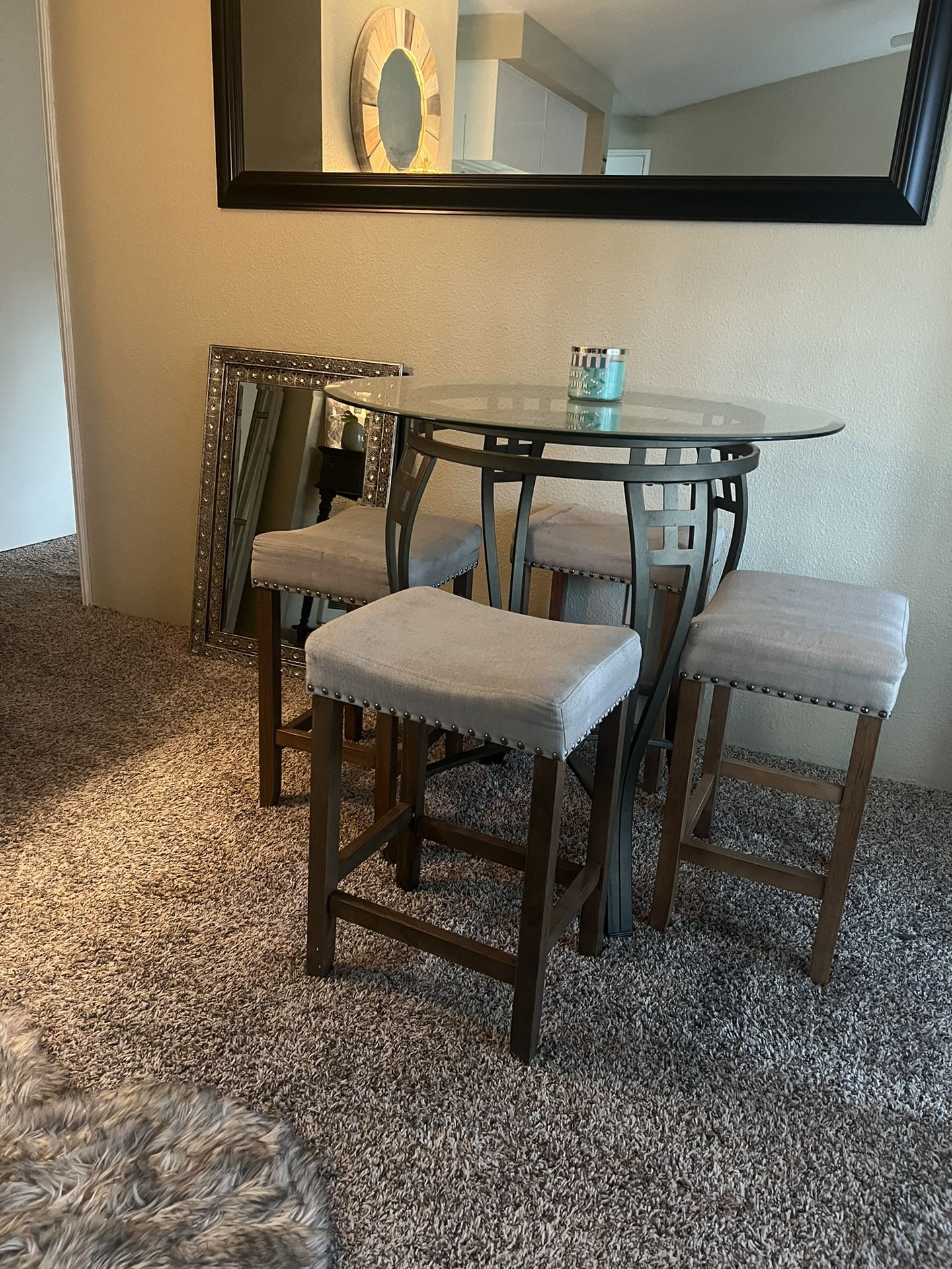 Bistro Table With Bar Stools