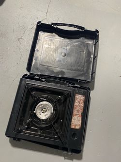 🔥 Portable Butane Camping Stove Single Burner Camp Stove w/ Carrying Case OBO