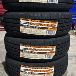 (4) - 205/65/16 Arroyo Eco Pro A/S Tires