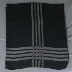 Large Black/Grey Shawl - One Size 
