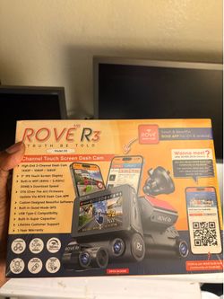 3 channel touch screen dash cam