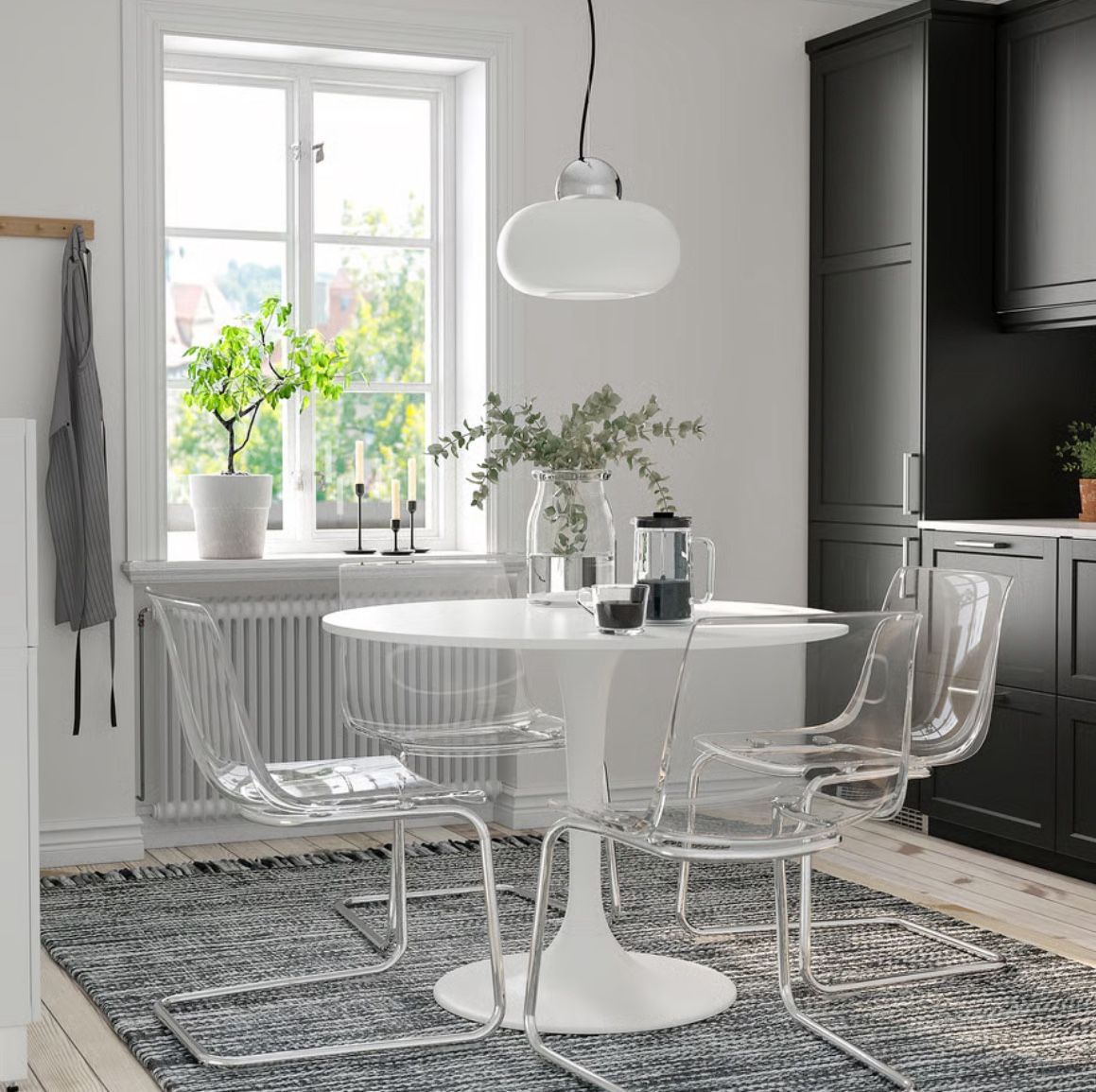 Beautiful Clear Dining Chairs Set Of 6 - Amazing Condition