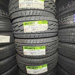NEW Delinte 31x10.50R15 DX10 AT tires