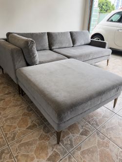 West Elm Andes 3-Piece Ottoman Sectional | Free Delivery