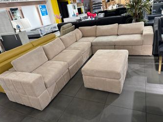 Long L Shape Sectional With Ottoman ‼️ Last One only $1,399‼️