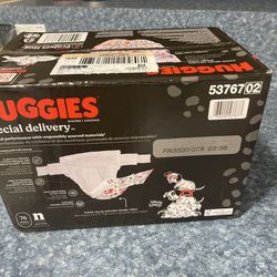 BRAND NEW UNOPENED HUGGIES SPECIAL DELIVERY (RARE) DISCOUNTINUED) NEWBORN (76) DIAPERS