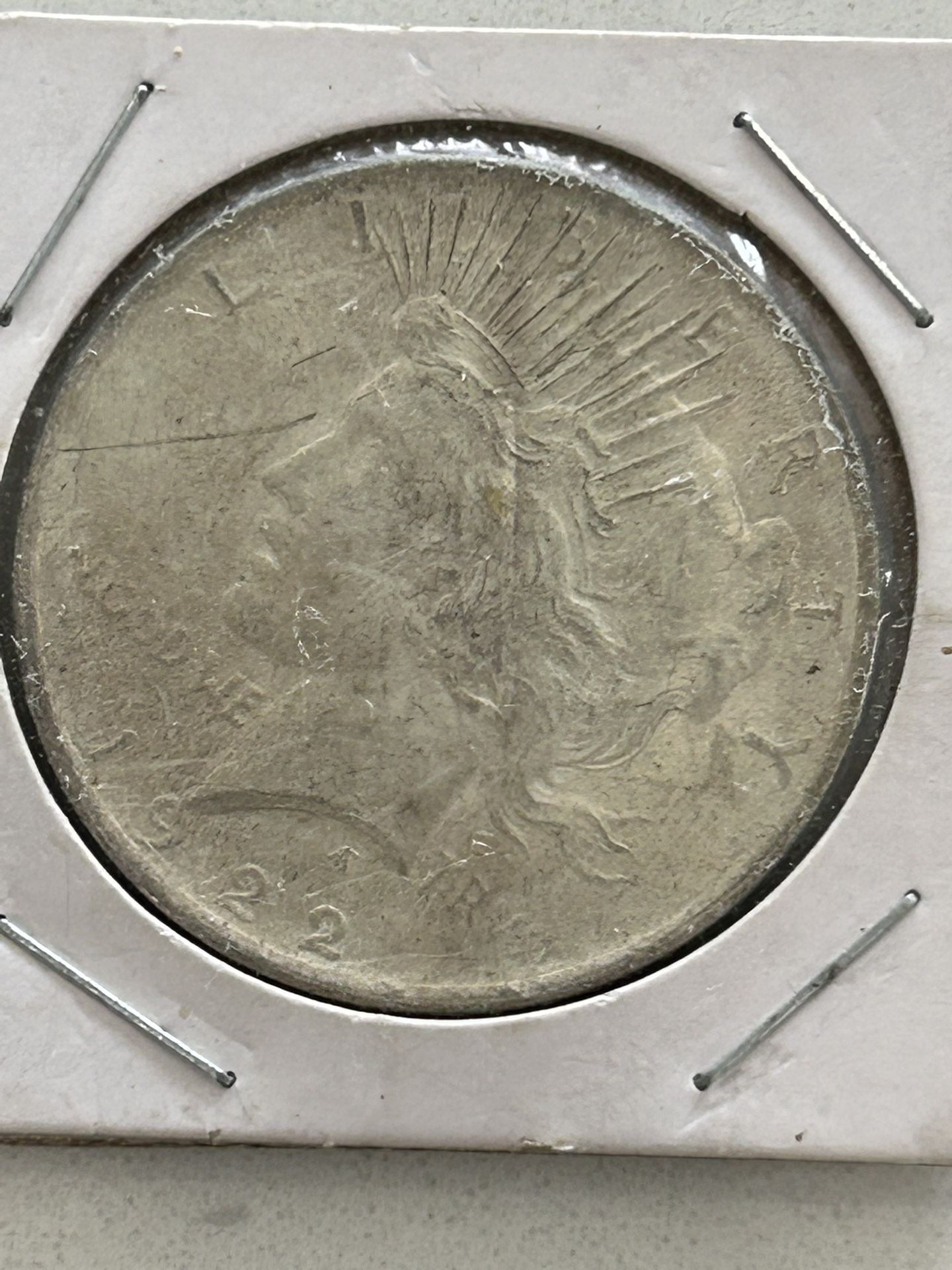 1922 US Peace Silver Dollar $1