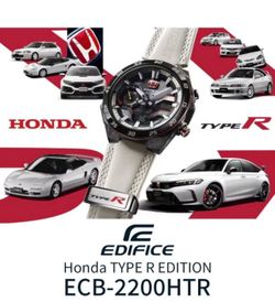 Casio Edifice Honda Type R ECB-2200HTR-1AJR Chronograph Watch Rare Limited Edition JDM BNIB