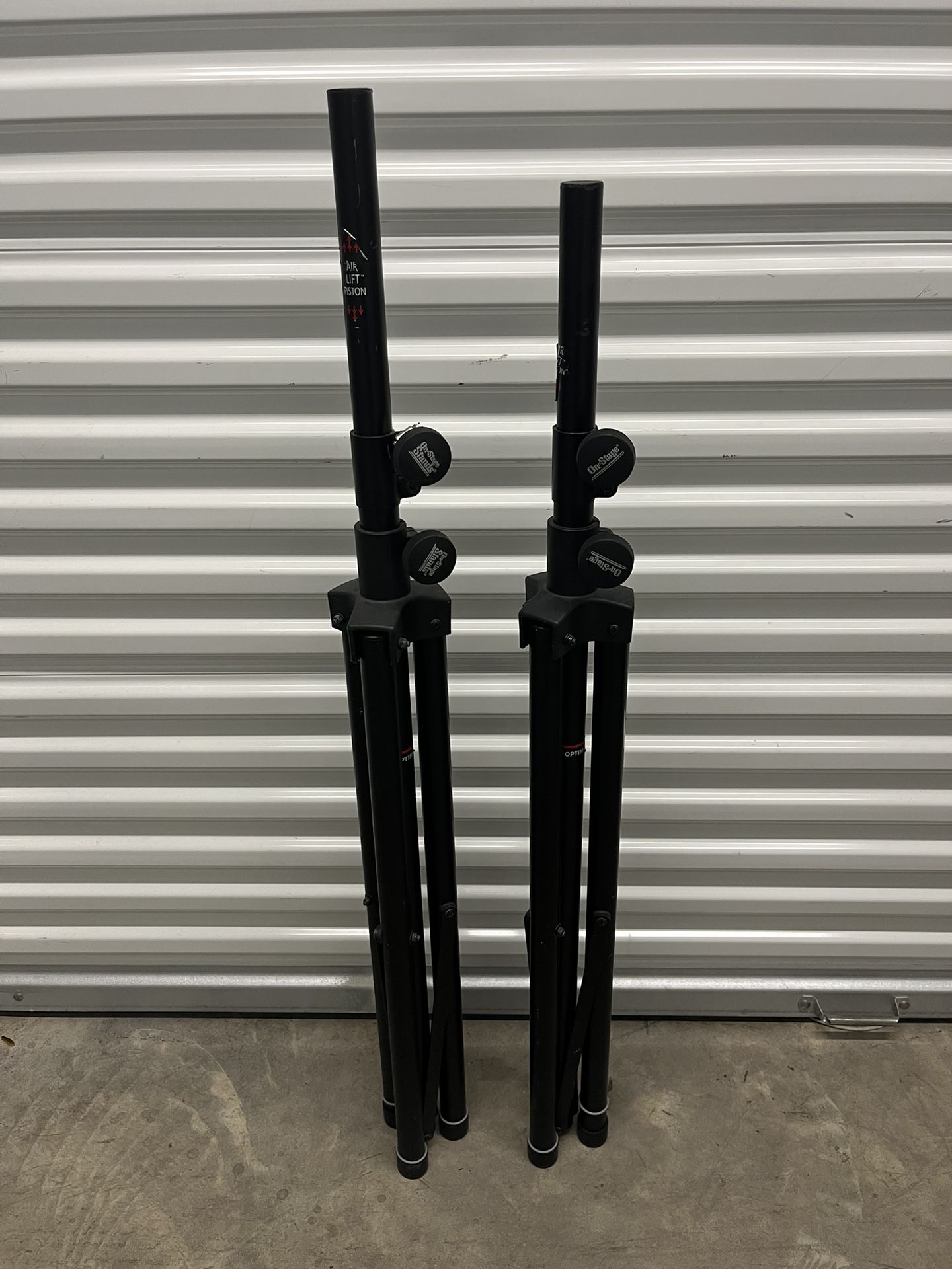 OnStage Air Lift Stands Pair Great Condition