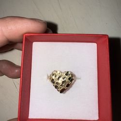 Heart Nugget Ring
