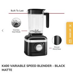 Kitchenaid Blender Silver Color 