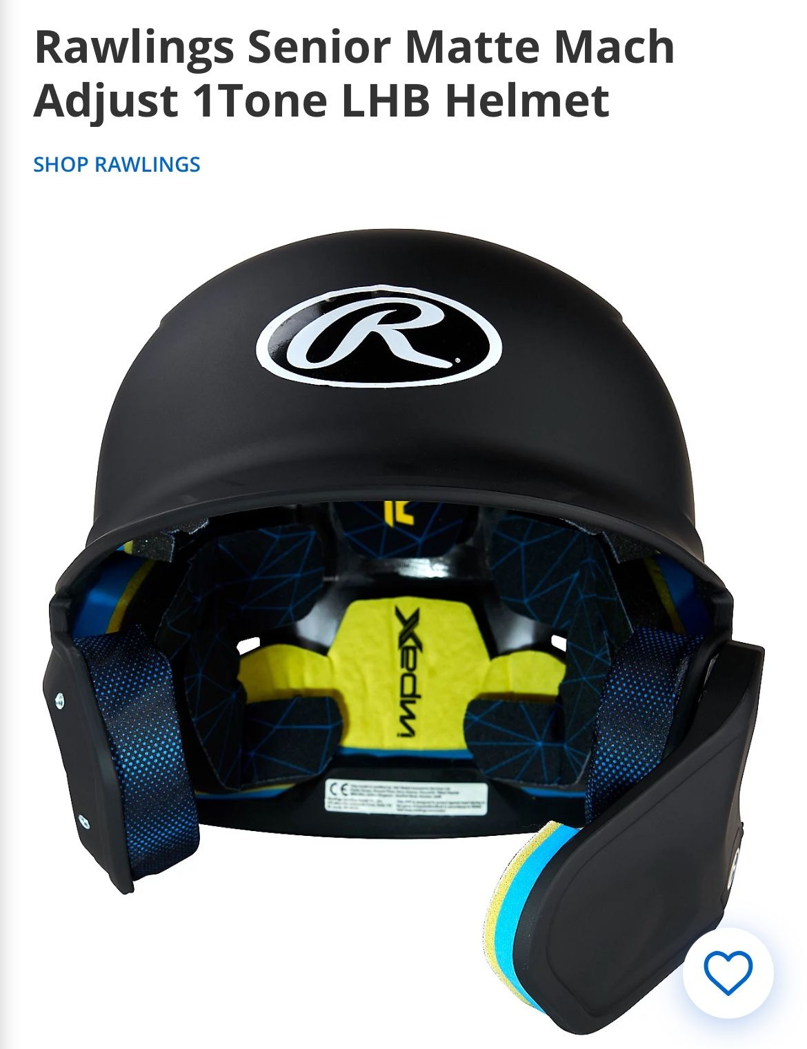 Rawlings Baseball Helmet