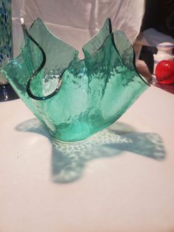 "Folded Glass Handkerchief"