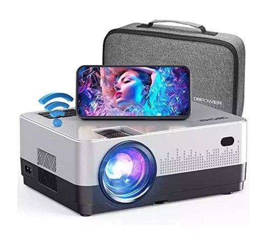 DBPOWER MINI LCD VIDEO PROJECTOR L22 Wi-Fi , Full 1080p Video Projector 7500 Lux