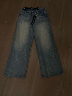 blue purple jeans