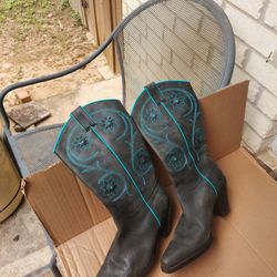 Franco Sarto Women's Tulsa Western Style Boots Shoes Size 7