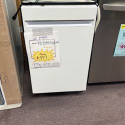 White Dishwasher 18” Inches Wide New Open Box and 1 Year Warranty 