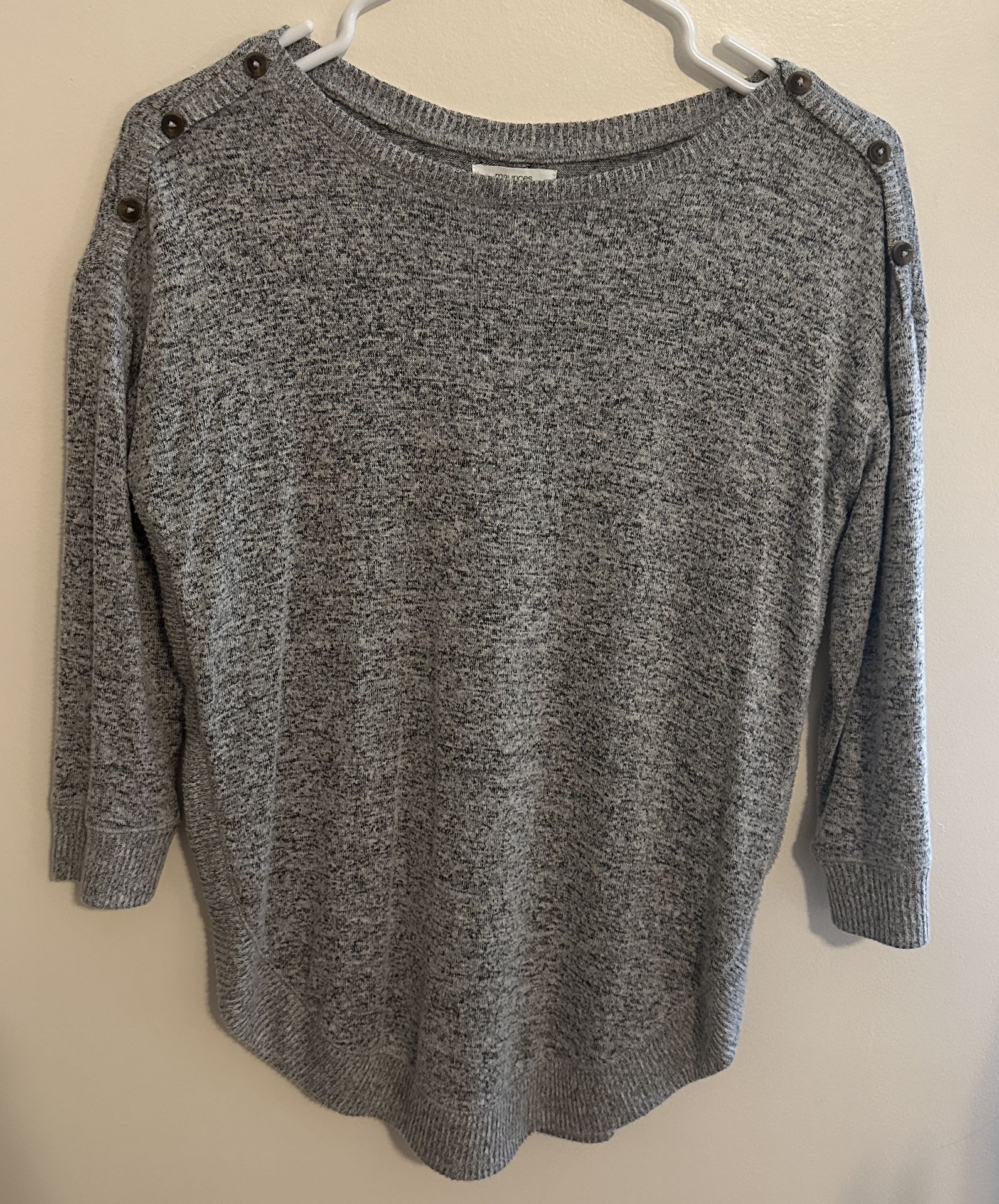 Maurices Gray Round Neck Tunic - Size XSmall But Runs Big