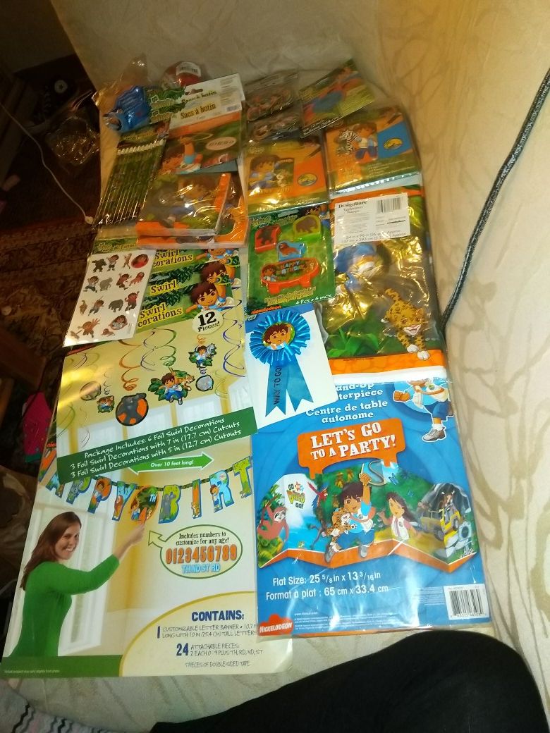 Large deigo party supply set
