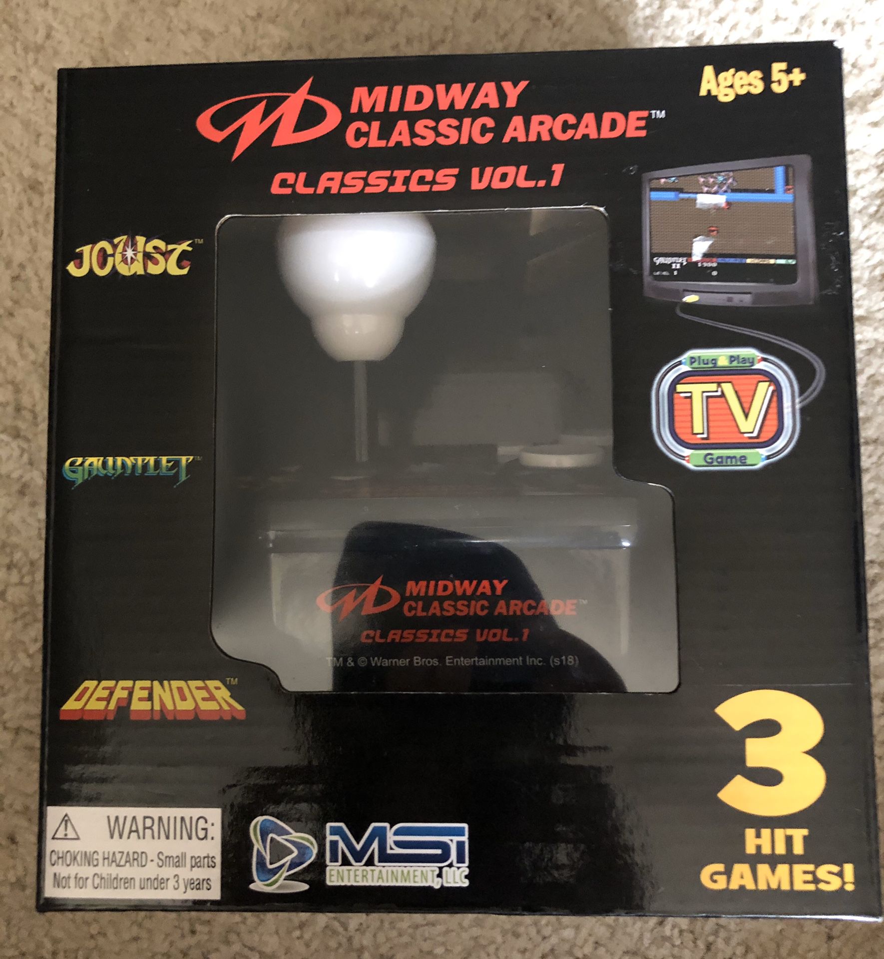Midway classic arcade game for tv