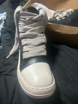 Black high top sneakers