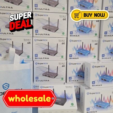 Super Boox Smart TV Box S6 Max Superbox S6 Pro