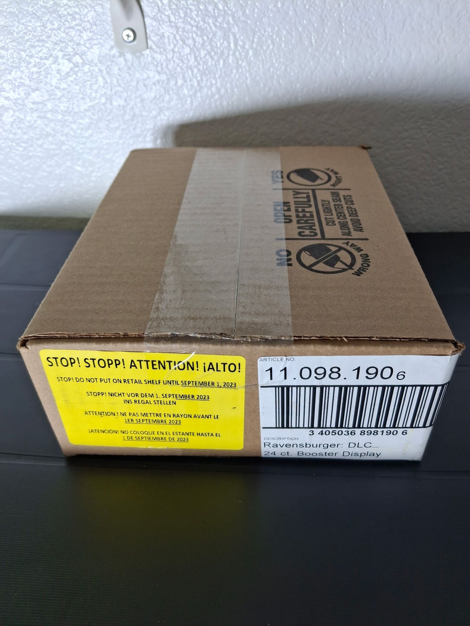 Disney Lorcana: The First Chapter Booster Box FIRST PRINT RUN CASE