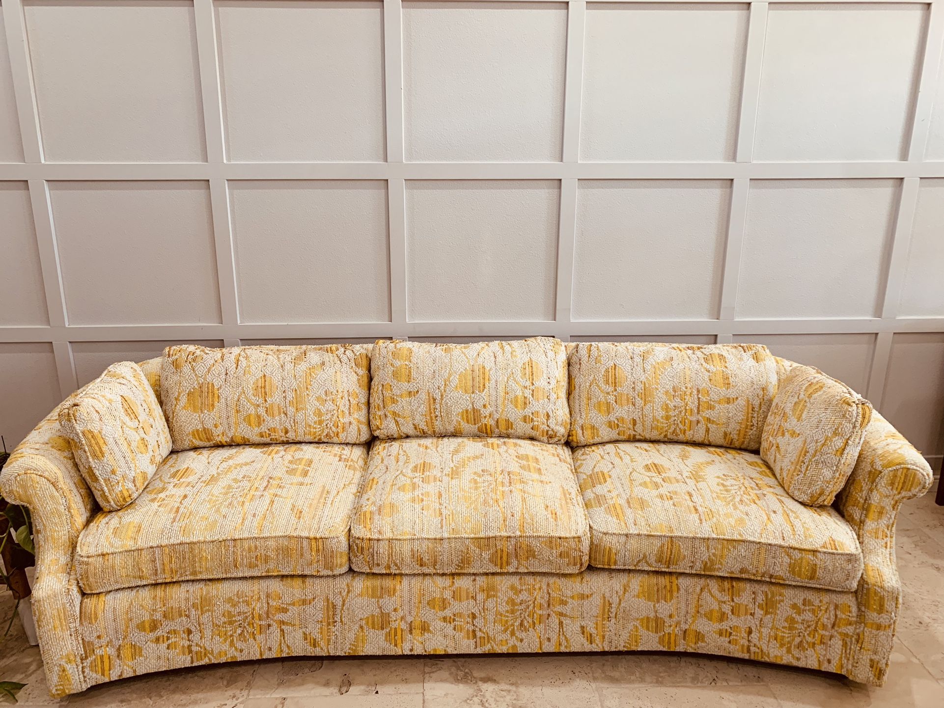 Vintage Curved 70’s Sofa