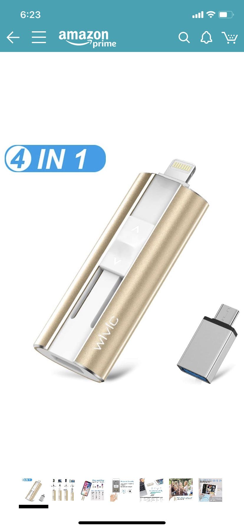 iOS USB Flash Drive for iPhone, Wivic Memory Stick 128GB Photo Stick USB 3.0 Flash Drive External Storage Thumb Drive for iPhone,iPad,Android,PC and