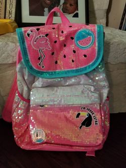 Brand new Justice Sequin Backpack