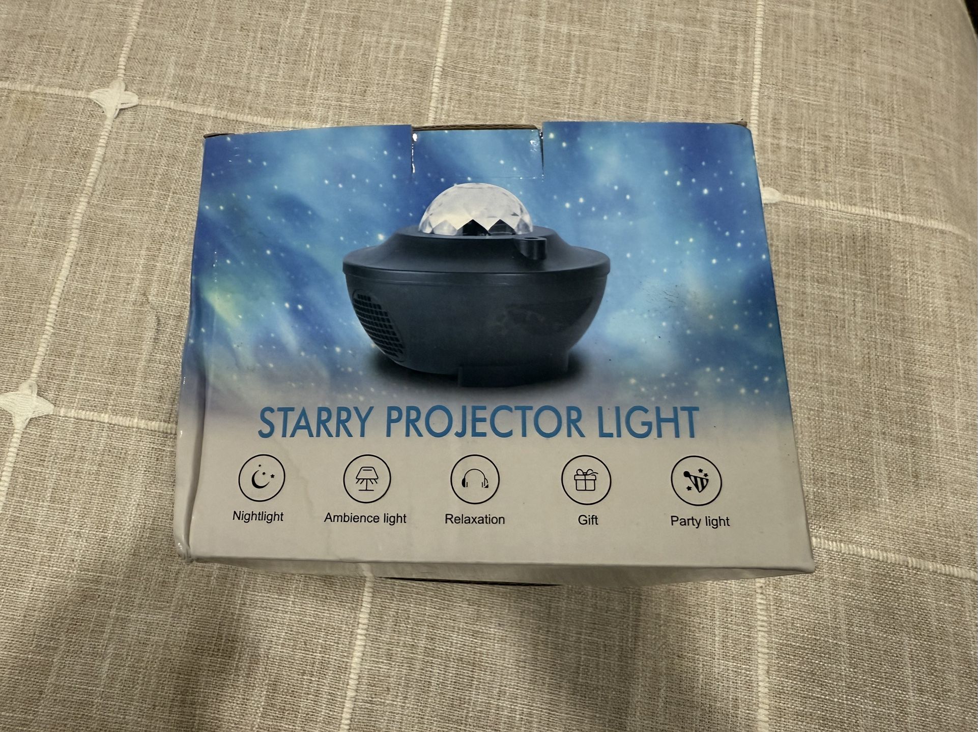 New, LED Galaxy Night Projector Lamp Starry Sky Light Star Party BT Speaker Remote