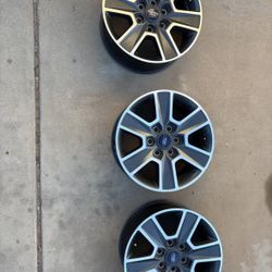 Ford F-150 OEM 18” wheels (set of 3) 6x135