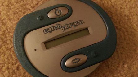 Catchphrase electronics game
