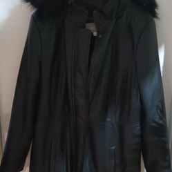 Women's Leather Coat