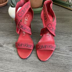 CALVIN KLEIN STRAPPY SANDALS 